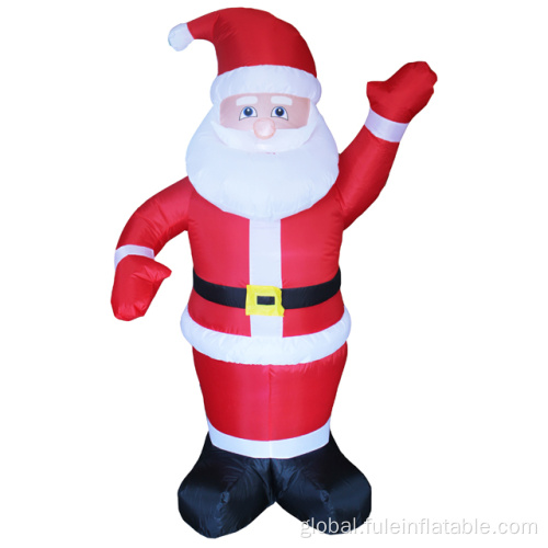 Inflatable Figure Santa Claus Christmas inflatable Santa for decorations Supplier